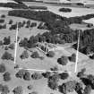 Scone Palace and Boot Hill.  Oblique aerial photograph taken facing north.  This image has been produced from a crop marked negative.