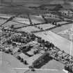 Moffat, general view, showing Warriston School Holmpark, Ballplay Road and Moffat Station.  Oblique aerial photograph taken facing south-west.  This image has been produced from a crop marked negative.