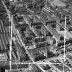 Glasgow, general view, showing Eastern District Hospital, Duke Street and Tennent's Wellpark Brewery.  Oblique aerial photograph taken facing north-west.  This image has been produced from a crop marked negative.