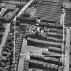Glasgow, general view, showing Eastern District Hospital, Duke Street and Cattle Market, Bellgrove Street.  Oblique aerial photograph taken facing south.  This image has been produced from a crop marked negative.