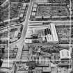 Lawside Engineering and Foundry Co. Ltd. and McGregor and Balfour Ltd. North Tay Works, Loon's Road, Dundee.  Oblique aerial photograph taken facing south.  This image has been produced from a crop marked negative.