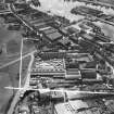 Aberdeen, general view, showing John Fleming and Co. Ltd. Timber Yard, St Clement Street and York Street.  Oblique aerial photograph taken facing south.  This image has been produced from a crop marked negative.