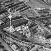 Edinburgh, general view, showing Waddie and Co. Ltd. St Stephen's Works, Slateford Road and Moat Drive.  Oblique aerial photograph taken facing west.  This image has been produced from a crop marked negative.