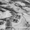 Cochno Filters, Cochno Road, Cochno.  Oblique aerial photograph taken facing east.  This image has been produced from a crop marked negative.