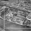 Mechans Ltd. Scotstoun Ironworks and Clyde Structural Iron Co. Clydeside Ironworks, South Street, Glasgow.  Oblique aerial photograph taken facing north.  This image has been produced from a crop marked negative.
