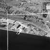 Dundee, general view, showing former Seaplane Base, Stannergate Road and Craigie Avenue.  Oblique aerial photograph taken facing north.  This image has been produced from a crop marked negative.