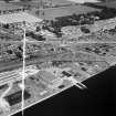 Dundee, general view, showing former Seaplane Base, Stannergate Road and Craigie Drive.  Oblique aerial photograph taken facing north.  This image has been produced from a crop marked negative.