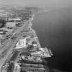 Dundee, general view, showing former Seaplane Base, Stannergate Road and Dundee Road.  Oblique aerial photograph taken facing east.