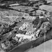 Donside Paper Co. Ltd. Donside Mills, Aberdeen.  Oblique aerial photograph taken facing west.  This image has been produced from a crop marked negative.