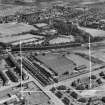 Macfarlane, Lang and Co. Victoria Biscuit Works, Clydeford Drive and Tolcross Park, Glasgow.  Oblique aerial photograph taken facing east.  This image has been produced from a crop marked negative.