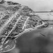 Invergordon, general view, showing High Street and Shore Road.  Oblique aerial photograph taken facing east.