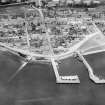 Invergordon, general view, showing Invergordon Harbour and King Street.  Oblique aerial photograph taken facing north.