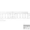 Elevation of Cheviot House, Barrack Block type B (protected) to design no. 448/32  , Leuchars Airfield, domestic site.