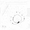 RCAHMS survey drawing: Plan, elevation and sections of The Nine Stanes recumbent stone circle