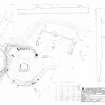 RCAHMS survey drawing: Plan and sections of Auchlee stone circle