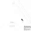 RCAHMS survey drawing: Plan, elevation and sections of The Gray Stone of Clochforbie stone circle