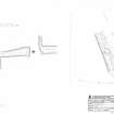 RCAHMS survey drawing: Plan, elevation and sections of Tilquhillie stone circle