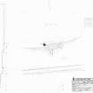 RCAHMS survey drawing: Plan, elevation and sections of Bellman's Wood stone circle