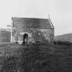General view of Ensay Chapel from the S. Stamped '18 7 OCT' on back, presumably the date the print was developed in 1918. Most likely taken by JG Callander on 6 June 1914. In neg store IN run.