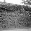 Ayr citadel. Detail of walling in gasworks.