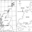 (Left) Scotland showing the Northern and Western Isles, with the location of VOC and associated wrecks. 1.
Lastdrager (1654), Yell, Shetland; 2. Kennemerland (1664), Out Skerries, Shetland; 3. de Liefde (1711), Out Skerries, Shetland;
4. Adelaar (1728), Barra, Outer Hebrides; 5. Curaçao (1729), Unst, Shetland. (Right) The Isle of Barra, showing the location
of the wreck site.