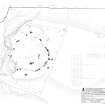 400dpi scan of site plan DC44478 - Plan and section of Tomnaverie Stone Circle