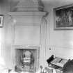 Kinross House, Interior.
General view of fireplace.