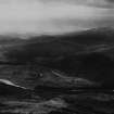 Tom Mor and Creag Phiobaidh, Balmoral Estate.  Oblique aerial photograph taken facing south-east.  This image has been produced from a print.