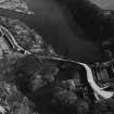 Brig o' Balgownie, Aberdeen.  Oblique aerial photograph taken facing south-east.  This image has been produced from a print.