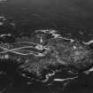 Buchan Ness Lighthouse, Boddam.  Oblique aerial photograph taken facing north-east.  This image has been produced from a print.