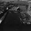 South and North Harbours, Peterhead.  Oblique aerial photograph taken facing north.  This image has been produced from a print.