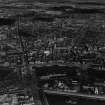 Aberdeen, general view, showing Victoria Dock and George Street.  Oblique aerial photograph taken facing north.  This image has been produced from a print.