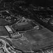 Murrayfield Rugby Football Ground, Roseburn Street, Edinburgh.  Oblique aerial photograph taken facing east.  This image has been produced from a print.