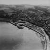 Rothesay, general view, showing Winter Gardens and Serpentine Road, Isle of Bute.  Oblique aerial photograph taken facing south-east.  This image has been produced from a print.