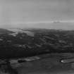 Loch Sween and Crinan Canal, Knapdale.  Oblique aerial photograph taken facing south-west.  This image has been produced from a print.