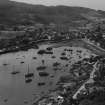 Tarbert and Tarbert Harbour, Loch Fyne.  Oblique aerial photograph taken facing south-west.  This image has been produced from a print.