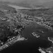 Tarbert, general view, showing Tarbert Harbour and West Loch Tarbert.  Oblique aerial photograph taken facing west.  This image has been produced from a print.