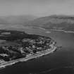 Hunter's Quay and Holy Loch.  Oblique aerial photograph taken facing north-west.  This image has been produced from a print.