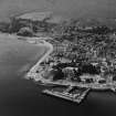 Dunoon, general view, showing Castle House, Kirk Street and West Bay.  Oblique aerial photograph taken facing west.  This image has been produced from a print.