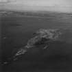 Inchkeith, Firth of Forth.  Oblique aerial photograph taken facing north-west.  This image has been produced from a print.