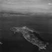 Inchkeith, Firth of Forth.  Oblique aerial photograph taken facing north.  This image has been produced from a print.