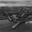 Peterhead, general view, showing Port Henry Harbour and Peterhead Bay.  Oblique aerial photograph taken facing west.  This image has been produced from a print.