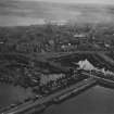 Peterhead, general view, showing Port Henry and North Harbours and Town House, Broad Street.  Oblique aerial photograph taken facing west.  This image has been produced from a print.