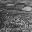 Selkirk, general view, showing High Street and Victoria Park.  Oblique aerial photograph taken facing north-west.  This image has been produced from a print.