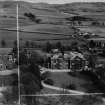 Warriston School Holmpark, Ballplay Road, Moffat.  Oblique aerial photograph taken facing east.  This image has been produced from a crop marked print.
