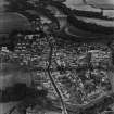 Coldstream, general view, showing High Street and Market Square.  Oblique aerial photograph taken facing north-east.  This image has been produced from a print.