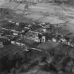 Melrose Abbey.  Oblique aerial photograph taken facing north-west.  This image has been produced from a print.