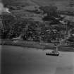 Largs, general view, showing Largs Harbour and Nelson Street.  Oblique aerial photograph taken facing east.  This image has been produced from a print.