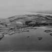 Great Cumbrae Island, general view, showing Millport.  Oblique aerial photograph taken facing north.  This image has been produced from a print.