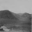 Glen Sannox, Isle of Arran.  Oblique aerial photograph taken facing south-west.  This image has been produced from a print.